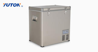 YT-B-65D 49L/16L Stainless Steel Portable Refrigerator